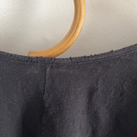 Free People open shoulder black size large shirt - Picture 8 of 8